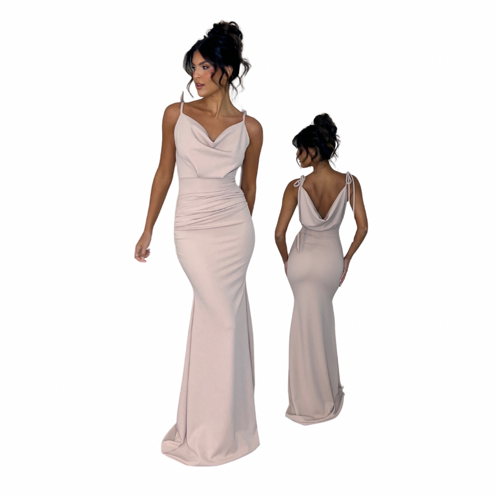 HARLOW RUCHED FISHTAIL (Made to measure & available in 20+ colours)