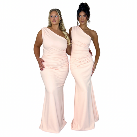 THEA RUCHED FISHTAIL (Made to measure & available in 20+ colours)